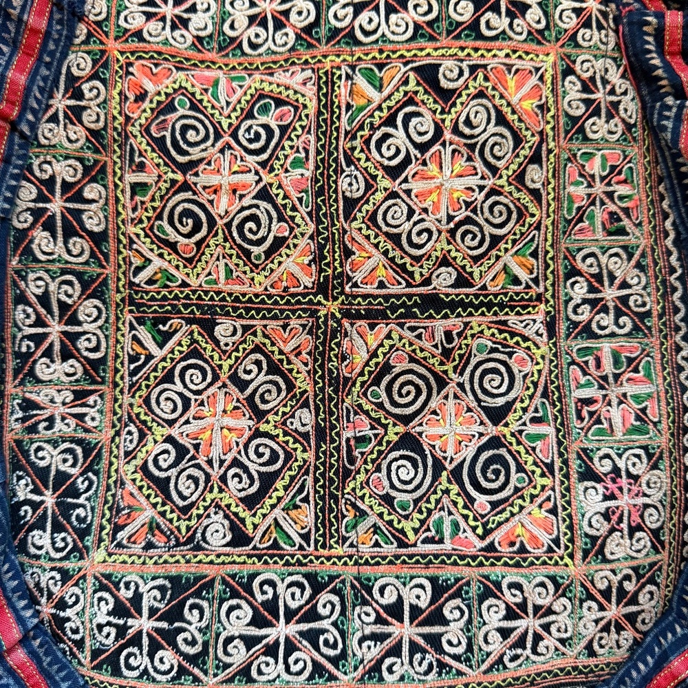 Hill Tribe Bag with Antique Embroidery